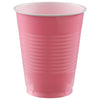 New Pink 16oz Plastic Cups 20ct | Solids