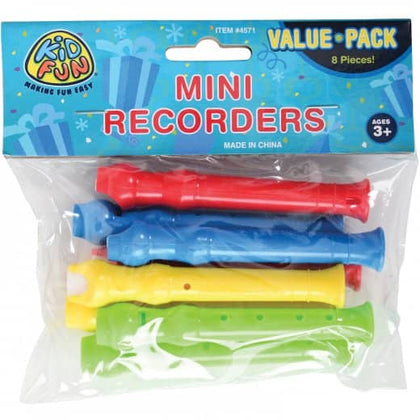 Mini Recorders 8ct