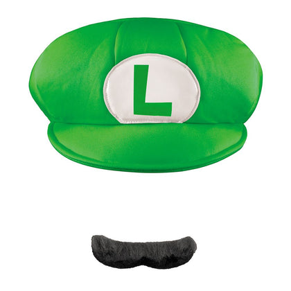 Super Luigi Hat & Mustache | Adult