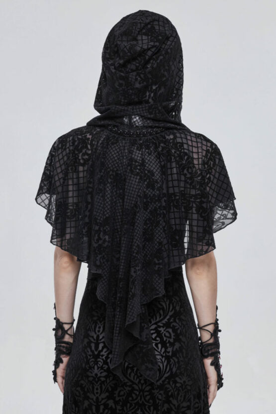 Black Lace Renaissance Cape