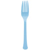 New Pastel Blue Plastic Forks 20ct | Solids