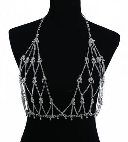CHAIN MAIL BRA WITH BELLS | Rave