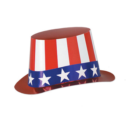 Foil Patriotic Hi-Hat 1pc | Patriotic