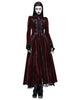 GOTHIC PALACE SWALLOW TAIL LONG DRESS | Burgundy