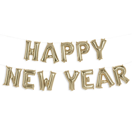 Happy New Year Air Filled Foil Banner Kit