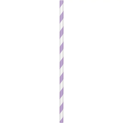 Paper Straws - Lavender 50ct