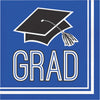 Royal Blue Lunch Napkins 36ct | Graduation