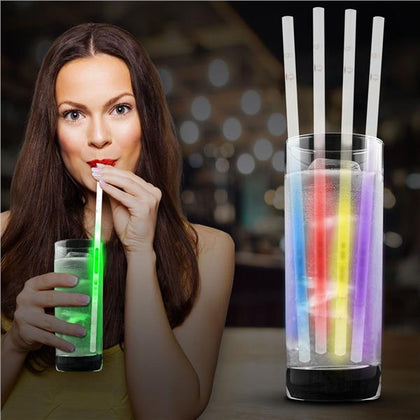 Assorted Colored Glow Straws 6ct