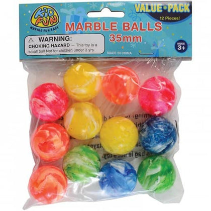 Marble Bouncy Balls 12ct
