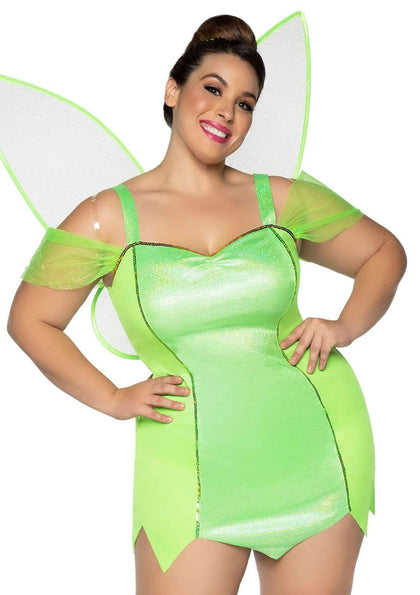 Plus Pretty Pixie With Wings Costume