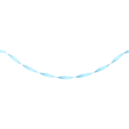 Pastel Blue Crepe Streamer | 81ft