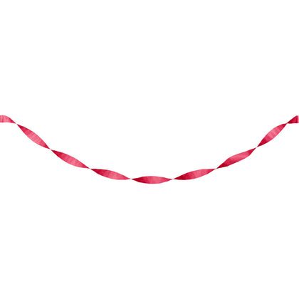 Red Crepe Streamer | 81ft