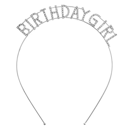 Rhinestone Birthday Headband