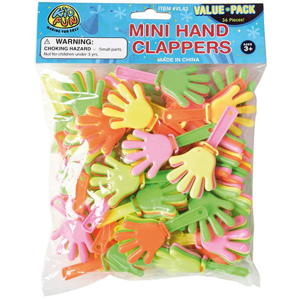 Mini Hand Clappers 36ct