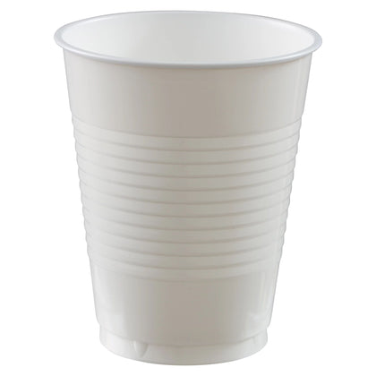 18 oz. Plastic Cups 50ct |  Frosty White