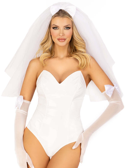 White Bridal Veil