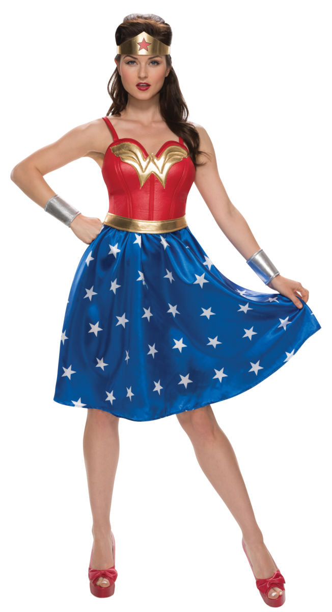 Rubie's Women's Dc Comics Wonder Woman Accessory Kit: Tiara, Belt with  Lasso, Gauntlets