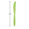 Fresh Lime Plastic Knives 24ct | Solids