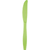 Fresh Lime Plastic Knives 24ct | Solids