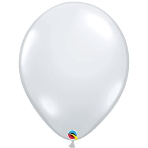 11in Diamond Clear Latex Balloons 25/Bag | Balloons