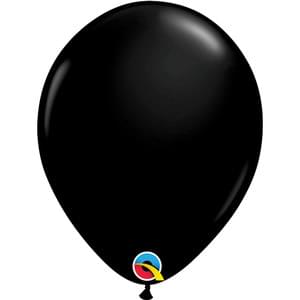 11in Onyx Black 25/Bag | Balloons