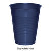 Navy Blue 16oz Plastic Cups 20ct | Solids