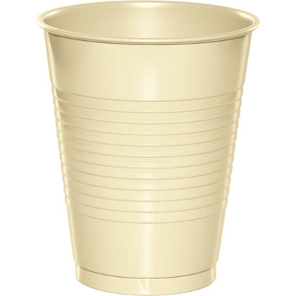 Ivory 16oz Plastic Cups 20ct | Solids