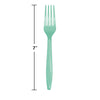 Fresh Mint Plastic Forks 24ct | Solids