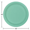 Fresh Mint 10in Paper Dinner Plates 24ct | Solids