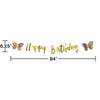 Butterfly Shimmer Ribbon Banner | Kid's Birthday