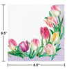 Tulip Wreath Lunch Napkins 16ct | Easter