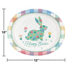 Cottage Easter 12in Oval Paper Plates 8ct | Easter
