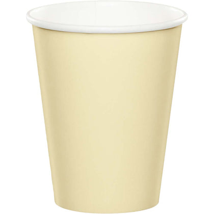 Ivory 9oz Paper Cups 24ct | Solids