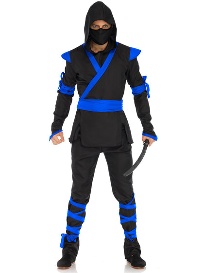Blue and Black Ninja Costume