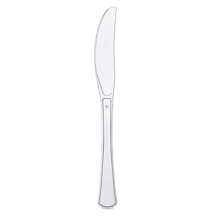 Plastic Knives Extra H.D. - Clear 24 Ct.