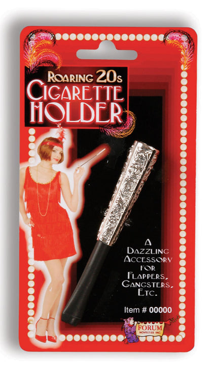 Silver and black cigarette holder 3.5