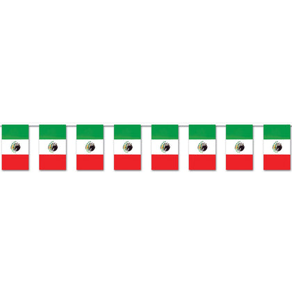 Mexican Flag Pennant Banner 17