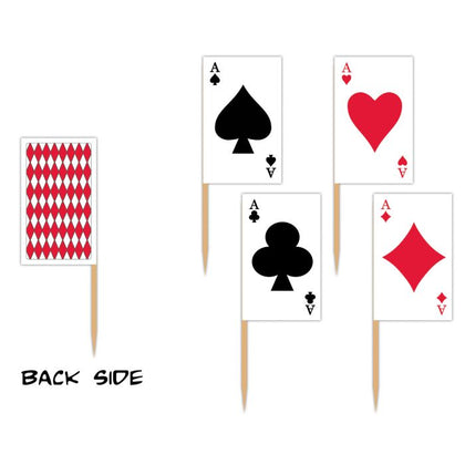 Playing Card Picks 50ct  | Casino