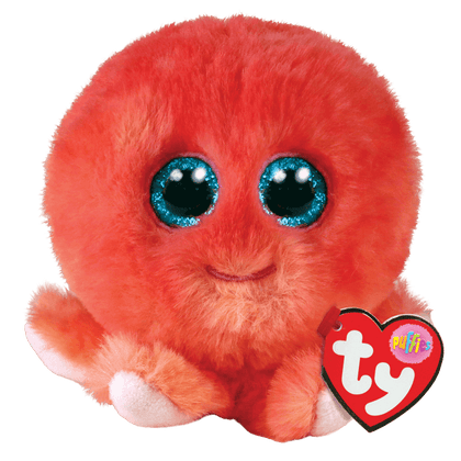 Sheldon Coral Octopus | Ty Beanie Ball