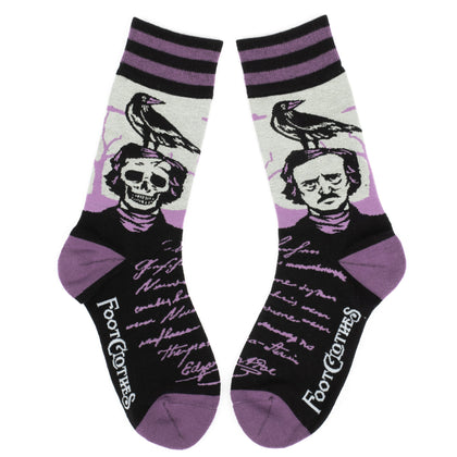 The Raven Poe Socks | Foot Clothes