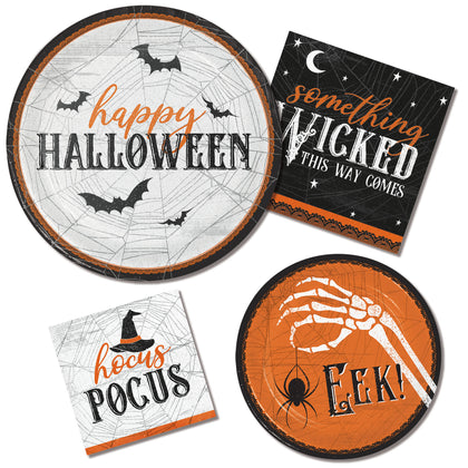 Wicked Web 9in Plates 8ct | Halloween