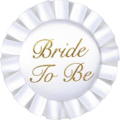 Bride to Be Satin Button
