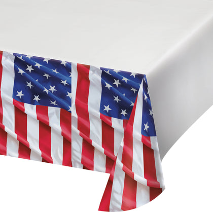 Flying Flag Paper Table Cover | Patriotic