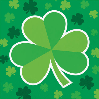 Irish Clover Lunch Napkins 16ct | St. Patrick's Day