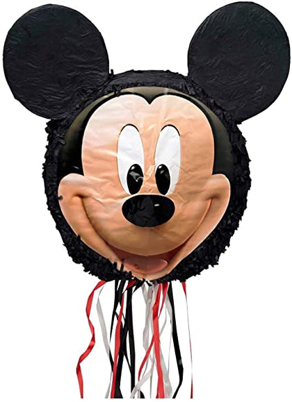 Mickey Mouse Head Pull Pinata