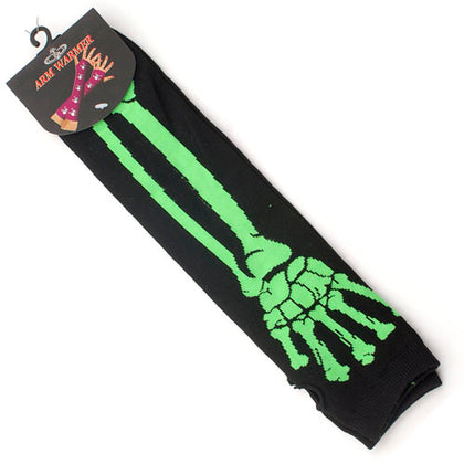 skeleton bones spooky halloween gloves