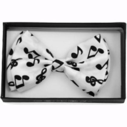 music noise fun white with black classic neck