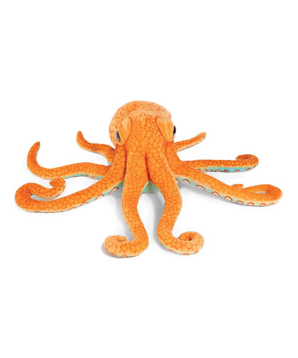 Orange Octopus Plush Toy | Real Planet