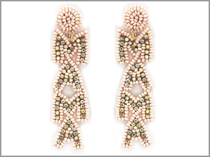 Rhinestone Mama Earrings Pink | Mother's Day