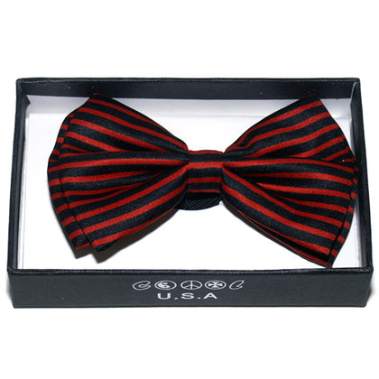 red and black bowtie